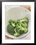 Freshly Washed Broccoli Florets In Sieve by William Lingwood Limited Edition Print