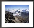 View Southeast From Top Of Sella Group To Passo Pordoi Road In Valley, Trentino-Alto Adige, Italy by Richard Ashworth Limited Edition Pricing Art Print