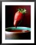 Strawberry Being Dipped In Chocolate Fondue by Bernhard Winkelmann Limited Edition Print