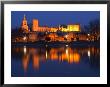 Pope's Palace In Avignon And The Rhone River At Sunset, Vaucluse, Rhone, Provence, France by Per Karlsson Limited Edition Print