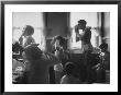Professional Couple's Big Family, Sharing The Only Bathroom, Early In The Morning by Gordon Parks Limited Edition Print