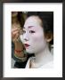 Geisha Having Her Make-Up Applied, Kyoto, Kansai Region, Honshu, Japan, Asia by Gavin Hellier Limited Edition Print
