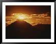 The Pyramid Of The Sun Silhouetted Against The Setting Sun by Kenneth Garrett Limited Edition Print