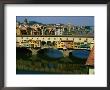 Ponte Vecchio Crossing River Arno, Florence, Italy by Bethune Carmichael Limited Edition Print