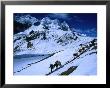 Team Of Pack Horses Descending Into Valley West Of Campo Pass, Cuzco, Peru by Grant Dixon Limited Edition Print