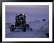 Snow Plowing Country Road, Alberta, Canada by Troy & Mary Parlee Limited Edition Print