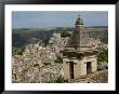 Town View And Santa Maria Delle Scale Church, Ragusa Ibla, Sicily, Italy by Walter Bibikow Limited Edition Print