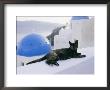 A Black Cat Sitting Atop A Low Wall by Todd Gipstein Limited Edition Print