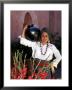 Native Woman, Tourism In Oaxaca, Mexico by Bill Bachmann Limited Edition Print