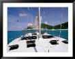 Deck, Mast And Rigging Of Bare Boat Charter Catamaran, Tortola, Virgin Islands by John Elk Iii Limited Edition Print