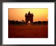 Patuxai At Sunset, Vientiane, Vientiane Prefecture, Laos by Alain Evrard Limited Edition Print