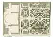 Courtly Garden Plan I by Sir Archibold Gravely Limited Edition Pricing Art Print