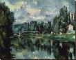The Banks Of Marne At Creteil by Paul Cã©Zanne Limited Edition Print