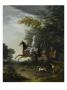 Marie-Antoinette Hunting With Dogs, 1780-1785 by Louis-Auguste Brun Limited Edition Print