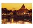 St Peter's Basilica And Ponte Saint Angelo, Rome, Italy by Doug Pearson Limited Edition Print