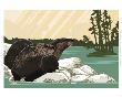 Otters by Michael Lavasseur Limited Edition Print
