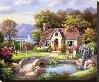 Stone Bridge Cottage by Sung Kim Limited Edition Print