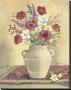 Flower On Red Mat 2 by Betty Whiteaker Limited Edition Print