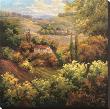 Mediterranean Valley Farm by Hulsey Limited Edition Print