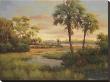 River Cove With Palms I by R Rutley Limited Edition Print