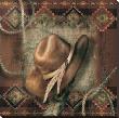 Western Cowboy Hat by Alma Lee Limited Edition Print