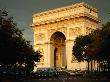 Arc De Triomphe At Dusk, Paris, France by Brent Winebrenner Limited Edition Print