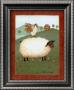 Sheep With Rooster by Valerie Wenk Limited Edition Print