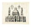 Etching Facade Of St. Peter's, C.1548 by Antonio Labacco Limited Edition Pricing Art Print