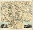 Hughes Military Map Of Richmond And Petersburgh, Virginia, C.1864 by W.C. Major Hughes Limited Edition Pricing Art Print