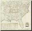 The United States Historical War Map, C.1862 by Asher & Company Limited Edition Print