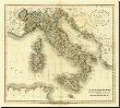 Italy, C.1799 by John Cary Limited Edition Print