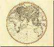 Eastern Hemisphere, C.1801 by John Cary Limited Edition Print