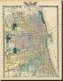 Map Of Chicago City, C.1876 by Warner & Beers Limited Edition Print