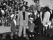 Actor Dustin Hoffman Holding And Family At Dick Tracy Premiere, Orlando, Fl by Albert Ferreira Limited Edition Print