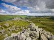 Stone Cairns On The Summit Of Chinkwell Tor, Dartmoor National Park, Devon, England, 2008 by Adam Burton Limited Edition Print