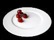 Still Life With Five Tomatoes On White Oval Plate by Ilona Wellmann Limited Edition Print