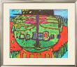 Three-Eyed Green Buddha With Hat, C.1963 by Friedensreich Hundertwasser Limited Edition Pricing Art Print