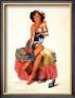 Pin-Up Girl With Towel by Vaughan Bass Limited Edition Pricing Art Print