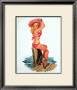 Pin-Up Girl In Pink by Joyce Ballantyne Limited Edition Pricing Art Print