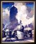 New York, Central Railroad by Leslie Ragan Limited Edition Print