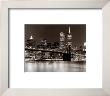 Over The Brooklyn Bridge At Night by Walter Gritsik Limited Edition Print