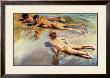 Children On The Beach by Joaquã­N Sorolla Y Bastida Limited Edition Print