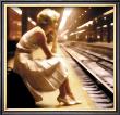 Girl At The Station by George Thomas Limited Edition Pricing Art Print