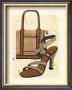 Brown Shoe And Purse by Nancy Overton Limited Edition Print