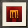 3 Feathers In A Square by Pascale Nesson Limited Edition Print