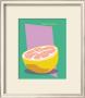 Pink Grapefruits by Atom Limited Edition Pricing Art Print