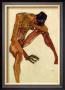 Nu Masculin Assis Ii, C.1910 by Egon Schiele Limited Edition Print