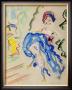 Dancer With A Blue Skirt by Ernst Ludwig Kirchner Limited Edition Print