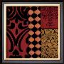 Burgandy Motifs by Courtland Limited Edition Pricing Art Print
