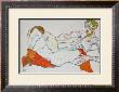 Entwined Reclining Couple, 1913 by Egon Schiele Limited Edition Print